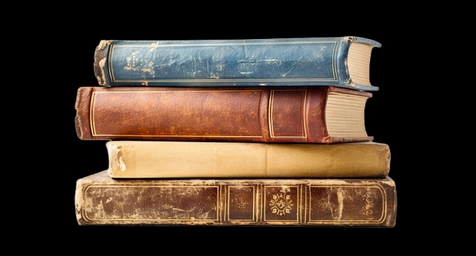 Rare vintage books ready for AI appraisal